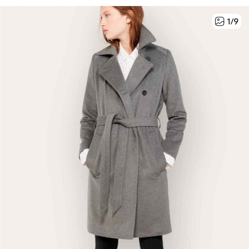 Everlane Belted Wool Trench Coat